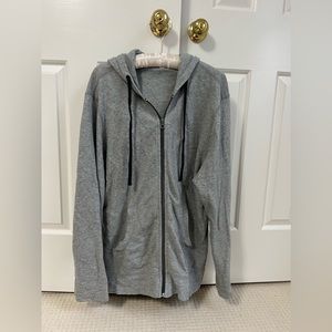 James perse Grey Zip up